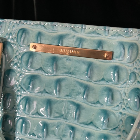 Brahmin Melbourne Crossbody/Satchel in Turquoise - Picture 3 of 9
